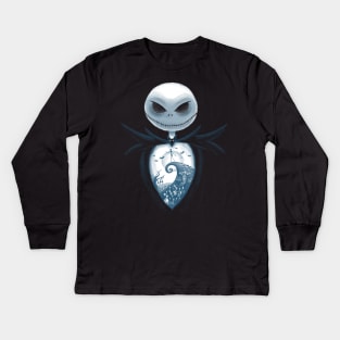 Inner Halloween Kids Long Sleeve T-Shirt